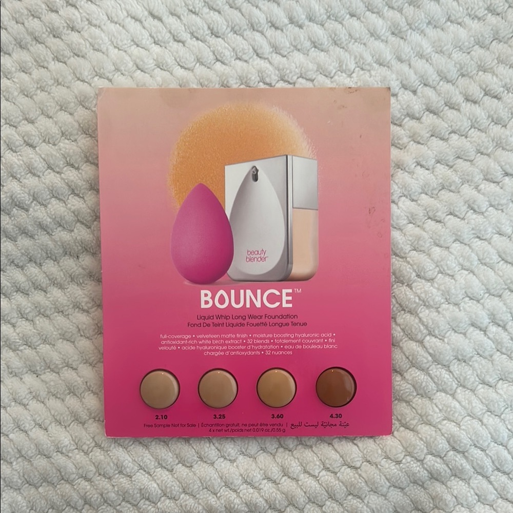 Bounce Liquid Whip Long Wear Foundation Sample